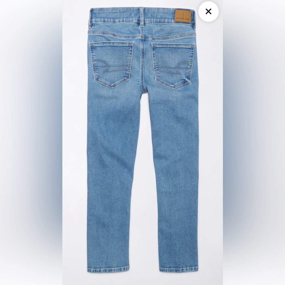 💙 NWOT AE artist crop jeans - Picture 4 of 4